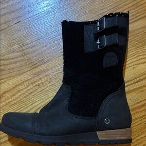 Sorel Black and Brown Winter Boots